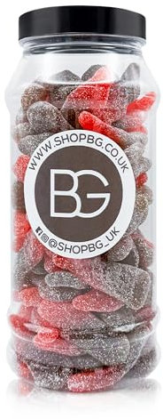 BG Quality Pick & Mix Sweet Jars | Re-Sealable Sweeties Jar Retro Candy - Choose Your Sweets (Fizzy Cherry Cola Bottles (600g))