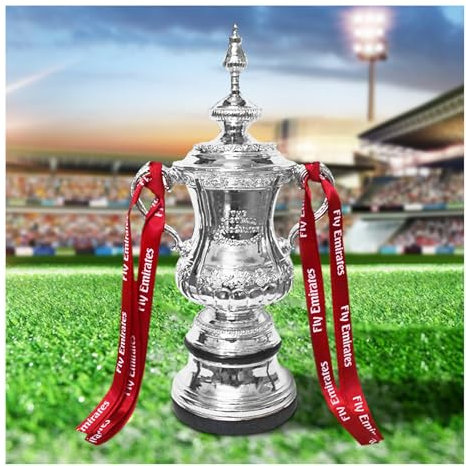 HEHUANG Trofeo Replica FA Cup Champions Premier Soccer League Trofeo Lega Euro Coppa Sport League (7/12.6/17.3) (44 cm)