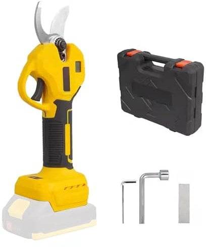 Cesoie da potatura elettrica a batteria, compatibile con batteria Dewalt da 20 V, apertura massima 45 mm, cesoie professionali senza spazzole con display LCD per albero potatura alberi da frutta