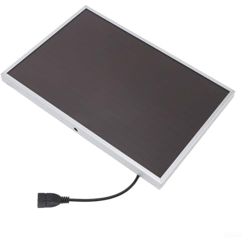 GLFLOW 20W Solarpanel USB Wasserdicht Tragbares Ladegerät für Handys mit Aluminiumrahmen Monokristallin 12V
