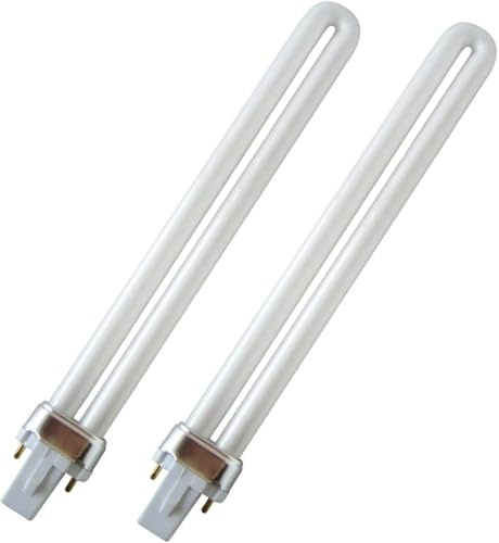 2PCS 11W G23 2-Pin Compact Fluorescent Lamp-Neutral White 4000K 900LM, 2Pin Stick Fluorescent Light Bulb, U-Shaped Energy Saving CFL Light Tube,Non-Dimmable for Bedroom (Neutral White 4000K)