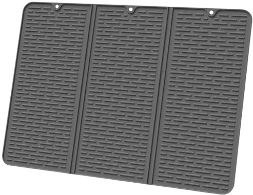 Cooktop Protector Mat - Extra-Large Silicone Stove Top Cover, Foldable Counter Mat | Heat Resistant Kitchen Pad for Home, RV, Apartment, Farmhouse, Hotel, Dish Drying, Cooking Safety