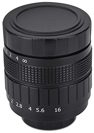 Tbest Obiettivo TV da 35mm per Fotocamera Premium con Rivestimento in Metallo Ampia Apertura F1.7 Fisso Manuale Focus C Supporto Compatibile per Fotocamere Mirrorless Fotografia