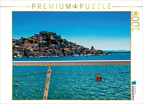 CALVENDO Puzzle Šibenik - eine Stadt zum (Ver-) Lieben | 1000 Teile Lege-Größe 64 x 48 cm Foto-Puzzle für glückliche Stunden