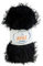 maDDma 100g Strickgarn Yumos Fransenstrickgarn Strickwolle, Schwarz, Polyester