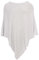 Zwillingsherz Poncho-Schal mit Baumwolle - Hochwertiges Cape für Damen - XXL Umhängetuch und Tunika mit Ärmel - Strick-Pullover - Sweatshirt - Stola für Sommer und Winter von Cashmere Dreams