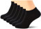 Nur Die 6er Pack Sneaker Socken aus weicher & atmungsaktiver Baumwolle Kurzzsocken Damen, schwarz, 39-42