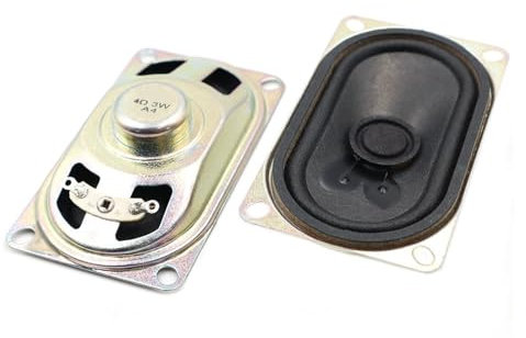 FUYUMIC 2PCS 4070 3W 4Ohm TV Lautsprecher Horn Lautsprecher 7040 4 Ohm 3 Watt 4R 40 * 70MM 70 * 40MM Dicke 18MM 41 * 71 * 18MM