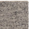 URBANARA Woll-Läufer Ravi 70x180 cm, Eierschale-Grau - Handgewebt, Skandinavisches Landhaus Design mit grober Struktur, Wohnzimmer Teppich Flur Schlafzimmer, 70% Schurwolle