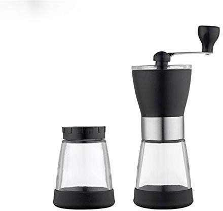 Coffee Grinder Bodum Manual Ceramic Coffee Grinder Stainless Steel Glass Adjustable Coffee Bean Mill With Storage Jar Easy Clean Kitchen Tools Grinding Miller Machine for Home