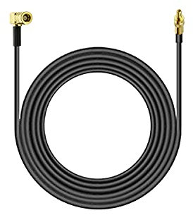 Vecys DAB Autoradio Antenne SMB Kabel SMB Buchse zu SMB Stecker Adapterkabel RG174 2m 6.56 Fuß DAB DAB + Antennenverlängerungskabel kompatibel mit DAB TechniSat Pionier Sony Kenwood