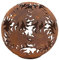 B2S BACK2SEASON Kugel Sonne Edelrost Metall Beetdeko Sommer Dekokugel Gartendeko Made in Europa D=22 cm