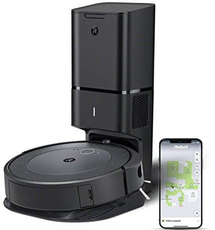 irobot Roomba i3+ - Aspirapolvere robot connesso - Sistema di autovivividenziamento - 2 spazzole in gomma multi-superficie, ideale per animali - Suggerimenti personalizzati, mappatura - compatibile