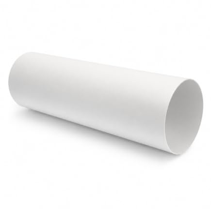 Fantronix 150mm x 350mm Rigid Round Duct Pipe | Rigid Plastic Pipe For Extending Ventilation, Air Conditioning And Tumble Dryer Ducting Systems