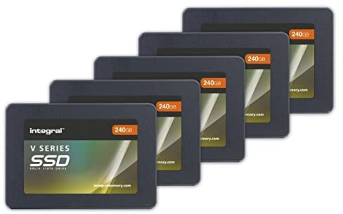 Integral V Series 5 Pack 240GB SATA III 2.5 Inch Internal SSD, up to 450MB/s Read, 400MB/s Write