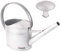 BAUSTER® Arrosoir en zinc galvanisé de 12 l pour l'intérieur et l'extérieur - Arrosoir ovale en métal pour arroser les fleurs - Avec douchette d'arrosage - Arrosage du jardin