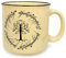 Tasse en céramique avec inscription « Le Seigneur des Anneaux »,Sans BPA,Pour expresso, caféine, cacao,Essentiels pour la maison et la cuisine, cadeaux et objets de collection,Contenance : 590 ml
