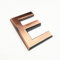 3D Self Adhesive House Plaque Numbers 70mm 0-9 Letters A-Z ABS Plastic Red Copper Sticker Modern Door Address Number Hotel Electroplated Digit Plate Sign for Home Room Yard Street Mailbox Bins (E)