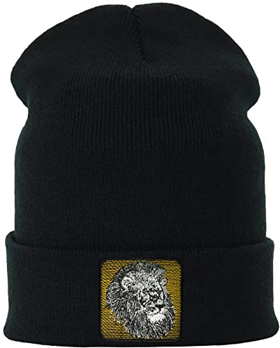 EXPRESS-STICKEREI Strickmütze Tiere Warme Wintermütze/Wollmütze Unisex Männer Frauen Haube/Seemannsmütze/Arbeitsmütze Beanie Cap Feinstrick für Tierliebhaber Hundebesitzer| OneSize Streetwear