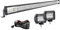 AUXTINGS LED Zusatzscheinwerfer Scheinwerfer mit 3 Reihen 127 cm 648W LED Nebelscheinwerfer, 10cm led arbeitsscheinwerfer für Geländewagen ATV AWD SUV 4x4 Pickup, 12V 24V wasserdicht