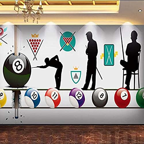 Billiard Club Seamless Painting Bar Internet Cafe Tooling Hintergrund Wandverkleidung Moderne Kunst Dekoration Wanddekoration fototapete 3D Tapete effekt Vlies wandbild Schlafzimmer-350cm×256cm