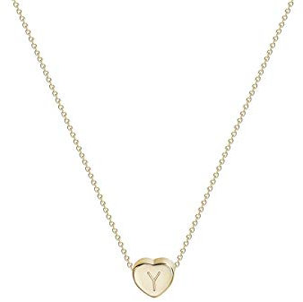 Halsketten Halsketten Lange Chunky Halskette Kette Halsketten Brief Geschenk Name Frauen 26 Mode Anhänger Schmuck Englisch Halsketten & Anhänger Herz Halskette Mädchen ( Color : Y , Size : Taille uniq