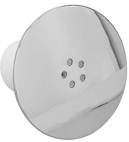Bewinner Vassoio di Copertura dello Scarico della Doccia, Protezione dello Scarico del Box Doccia, Flusso Rapido di Trattamento Cromato di Ricambio, Coperchio del Foro del Tappo del