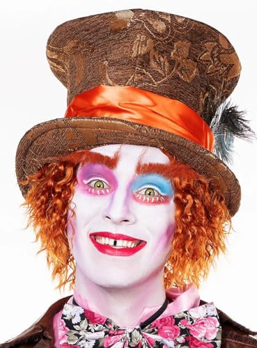 Hochwertiges Halloween Make-up Set - Verrückter Hutmacher - Verkleidung Schminke - Karneval & Motto-Party