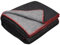 LYHome Merino Decke Wolldecke - Reisedecke Picknickdecke Campingdecke, Militär Kuscheldecke Tagesdecke, Flauschig Schafwolldecke Sofadecke Blanket Outdoor Wohndecke (150x215 cm | Grau - Anthrazit)