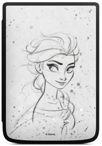 Coque pour liseuse Compatible avec Vivlio Touch HD Plus Etui pour liseuse Protection pour liseuse Disney La Reine des neiges Elsa La Reine des neiges