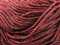 filati italiani cordini laminati Swan Glitter 500g - 450 metri per borse handmade e molto altro ancora (bordeaux/oro, THAI GLITTER)