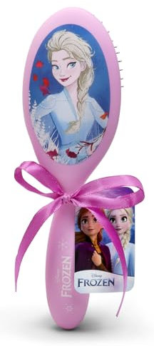 Disney Frozen Spazzola per Capelli per Bambini Unisex, Multicolore, Tutti i Tipi di Capelli, Districante, 6 x 4 x 21 cm