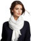 LA FERANI Damen Kaschmir dünn Schal Herbst Winter 185x65 Weiss Kaschmirschal geschmeidig elegant stilvoll formelle Anlässe Wollschal Wolle Uni Farbe Damenschal Geschenk für Sie (Weiß)