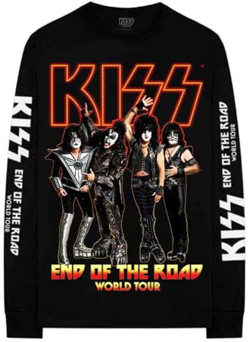 KISS End of The Road Tour Long Sleeve T Shirt XL