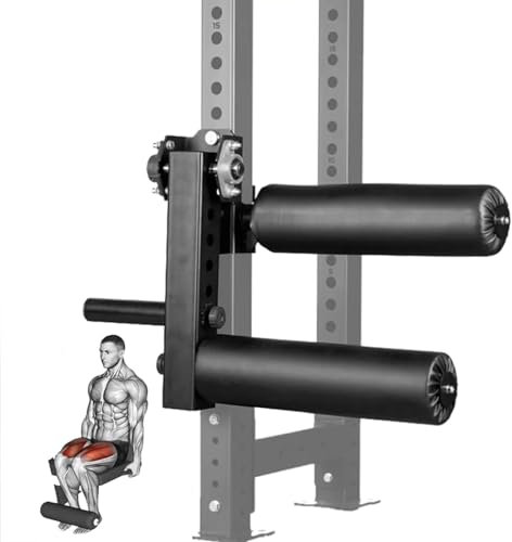 Leg Curl Machine - Durable Athletic Leg Press Attachment for Home Gym, Foam Hook Extension for Body Weight Training, Effective Leg Power Cage Rack Accessory