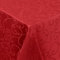 smiry Tischdecke Abwaschbar Ornamente Rechteckig 140 x 300 cm Tischtuch Damast Tafeldecke Kratzfest aus Polyester Pflegeleicht für Küche, Party - Rot