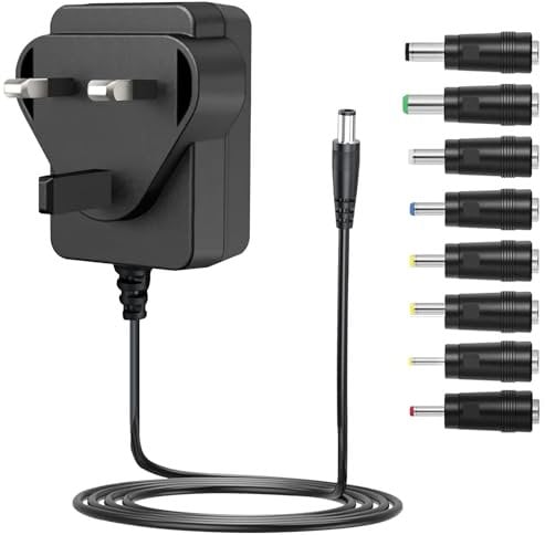 Replacement 9V 2A or 1.5A AC to DC Power Supply Adapter - 5.5mm x 2.1mm Connector, Ideal for Android Tablets, Routers, Webcams, Toys and Bluetooth Speakers [0U32]