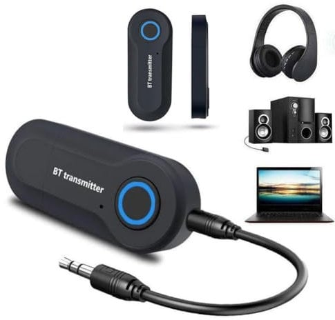 Bluetooth Transmitter,Wireless Portable Stereo Usb Transmitter,Car Speaker,RCA Connections,Bluetooth 4.0 Transmitter For 3.5mm Audio Devices For TV,Airplane,Headphone