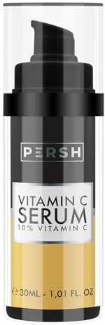 PERSH Vitamin C Serum - 10% Vitamin C | Hyaluronsäure und Kaktusblüten-Extrakt | Hochdosiert | Anti-Aging