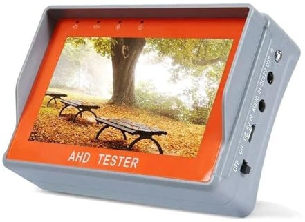 CCTV Security Camera Tester 8MP 5 Inch CCTV Camera Tester Video Surveillance Mini Monitor AHD/TVI/CVI Tester Support PTZ Tester Cameras(7A - 4.3Inch 1080p)