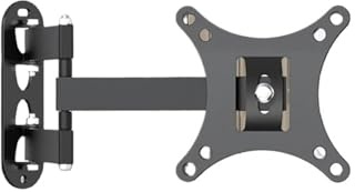 Adjustable 360° Rotating TV Wall Mount100x100mm Fits 10-32 TVs and Monitors Ideal for Home Office Space-Saving Solution for Small Screens