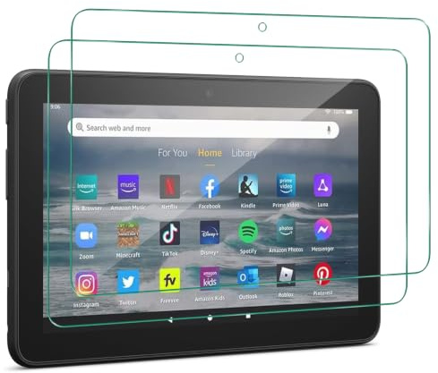 GOZOPO Screen Protectors for Kids Tablet 7 inch (2 Pack) | Tempered Glass Film HD Scratch-Resistant