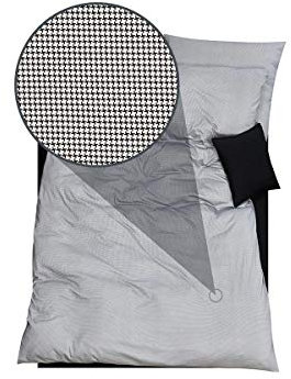 DORIS MEYER Interlock-Jersey Bettwäsche Timo schwarz Kissenbezug einzeln 40x80 cm