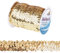 OLYCRAFT 10M Paillettenbesatz Applikation Paillettenband Stretch Paillettenbesatz 3-Reihiger Paillettenbandbesatz Glitter Stretch Bling Paillette Ribbon Für Kleiderverzierung Und Stirnband - Gold