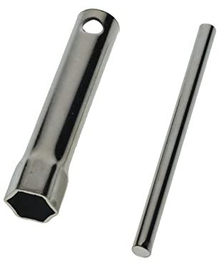 Zündkerzenschlüssel Steckschlüssel 21 mm Bordwerkzeug für Motorrad Moped Roller