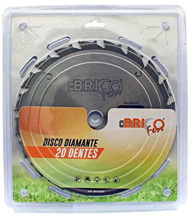 Disco cuchilla con 20 puntas para desbrozadora Bricoferr