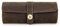 YO-HAPPY Uhrenspeicher, 3 Slots Echtleder Uhrenrolle Reisetasche Vintage Horse Leather Uhrenboxen