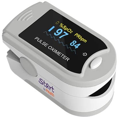 iHealth Oxymètre de Pouls PO2, Blanc