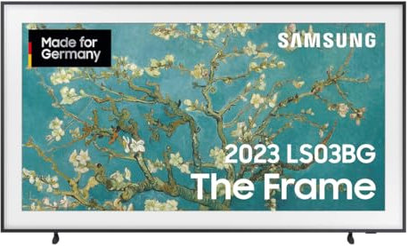 Samsung QLED 4K The Frame 50 Zoll Fernseher (GQ50LS03BGUXZG, Deutsches Modell), mattes Display, austauschbare Rahmen, Art Mode, Smart TV [2023]