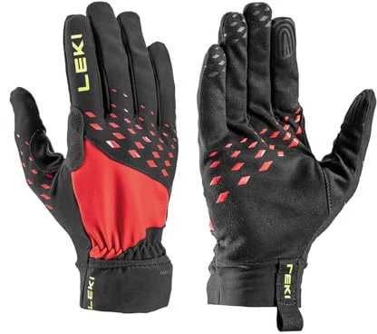 Leki Ultra Trail Storm Größe 10 black-red-neonyellow